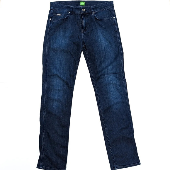 Hugo Boss Jeans Denim C-Delaware1 020 Slim Fit Dark Blue Wash 32 x 32 - Picture 1 of 15
